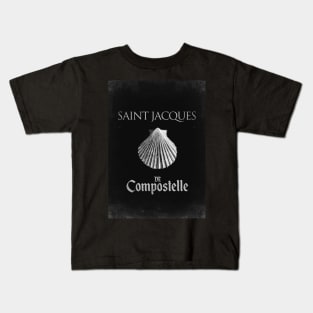 Old poster Santiago de Compostela Kids T-Shirt